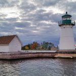 Fall Sunset At Sunken Rock Lighthouse