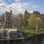 Boldt Castle And Playhouse Sunny Spring Day