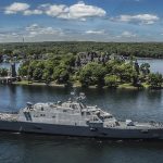 USS Billings Passes Boldt Castle