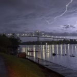 Lightning At The Thousand Islands Bridge