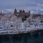 1st Snowfall At Boldt Castle