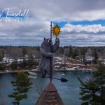 Comfort Island Standing Bear Wintertime Visit