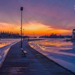 December Sunset At The Upper Docks