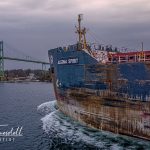 Algoma Spirit Heading Towards T.I. Bridge