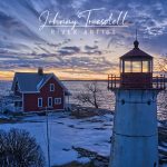 Wintertime Sunset At Crossover Island Lighthouse