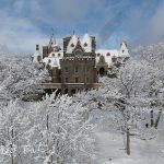 Heavy Snowfall At Boldt Castle - Closeup